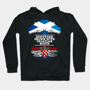 Scottish Grown With Croatian Roots - Gift for Croatian With Roots From Croatia Hoodie